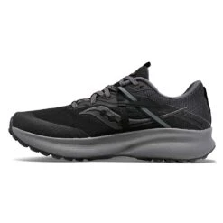 Saucony Men's Ride 15 Tr Gtx Trail Shoe - Black/Charcoal -Sports Store S20799 10 2