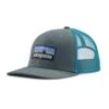 Patagonia Unisex P-6 Logo Trucker Hat - Nouveau Green -Sports Store WBF23 38289 NUVG