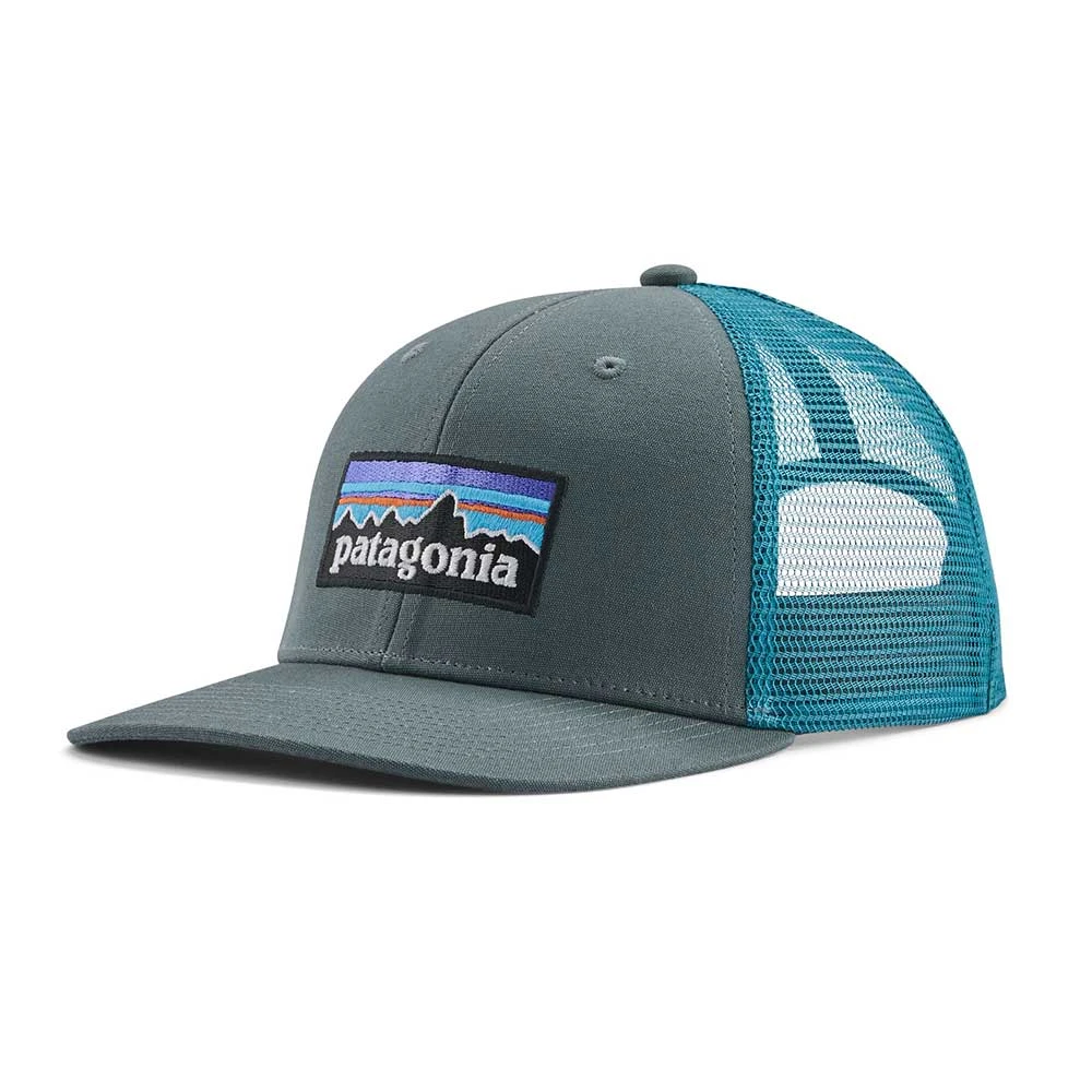 Patagonia Unisex P-6 Logo Trucker Hat - Nouveau Green 3 Patagonia Unisex P-6 Logo Trucker Hat - Nouveau Green