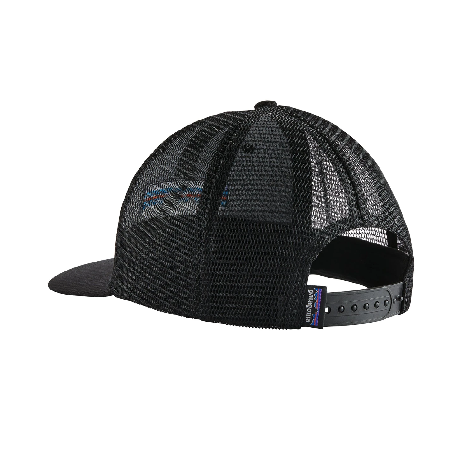 Patagonia Unisex P-6 Logo Trucker Hat - Black 4 Patagonia Unisex P-6 Logo Trucker Hat - Black - Image 2