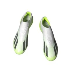ADIDAS Unisex X Crazyfast .1 Laceless FG Soccer Cleat - Cloud White / Core Black / Lucid Lemon - Regular (D) 7 ADIDAS Unisex X Crazyfast .1 Laceless FG Soccer Cleat - Cloud White / Core Black / Lucid Lemon - Regular (D) -Sports Store X CRAZYFAST.1 LL FG White GY7378 HM5