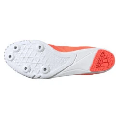 ADIDAS Women's Distancestar Track Spike - Signal Coral/Silver/White- Regular (B) -Sports Store adidas distancestar spikes ee4671 sole 1FW4871