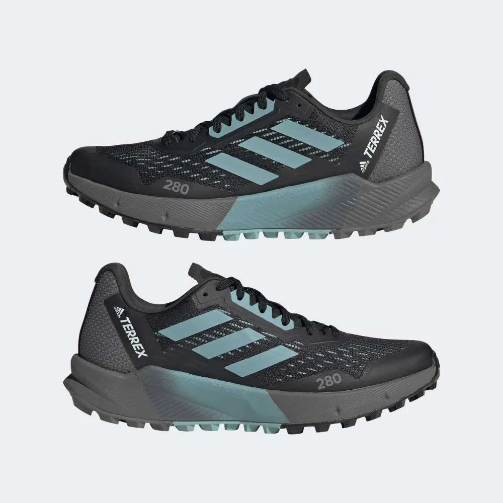 ADIDAS Women's Terrex Agravic Flow 2 Trail Shoe- Core Black/Mint Ton/Ftwr White- Regular (B) 7 ADIDAS Women's Terrex Agravic Flow 2 Trail Shoe- Core Black/Mint Ton/Ftwr White- Regular (B) - Image 5