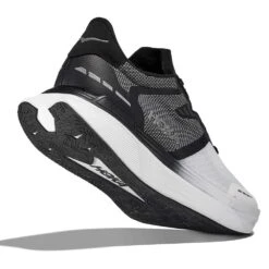 Hoka Unisex Transport X Running Shoe - Black/White- Regular (D) -Sports Store hoka transport x 3