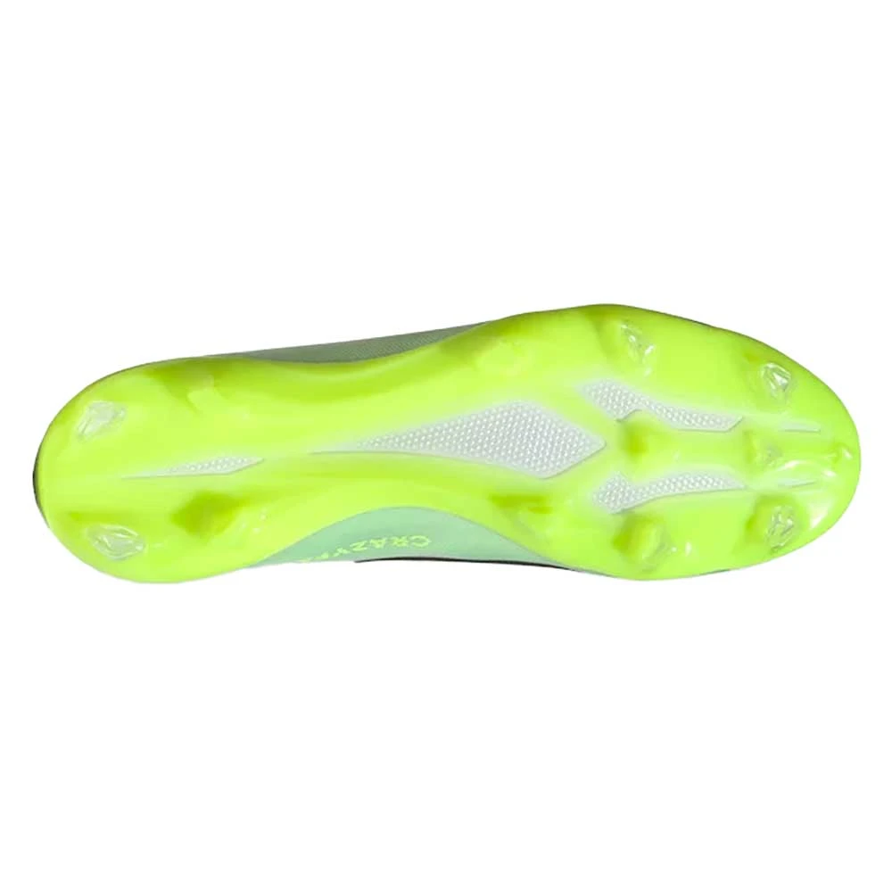 Unisex Adidas X CRAZYFAST.2 FG Soccer Shoe - White, Core Black, Lucid Lemon - Regular (D) 7 Unisex Adidas X CRAZYFAST.2 FG Soccer Shoe - White, Core Black, Lucid Lemon - Regular (D) - Image 5